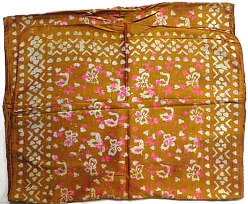 Batik Seidenschal aus Kaschmir