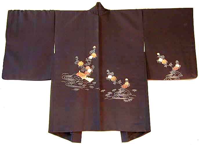 japanischer Seiden-Kimono 