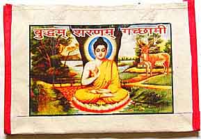  indische Einkaufstasche Buddha