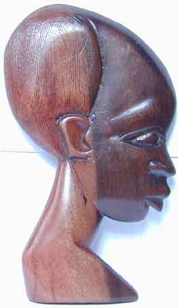 afrikanische Skulpturen Mann und Frau