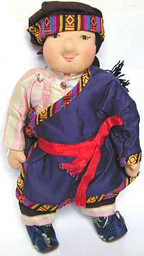 tibetische Böpa Puppe Norbu